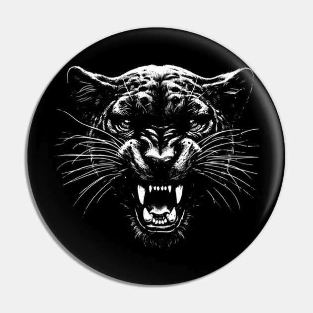 Panther Pin by Silly Me Studio