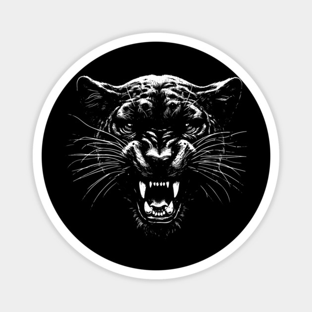 Panther Magnet by Silly Me Studio