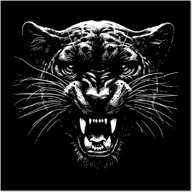 Panther Wall Art by Silly Me Studio