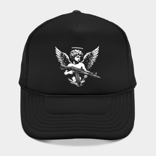 Armed Cherub by Silly Me Studio