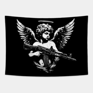 Armed Cherub Tapestry