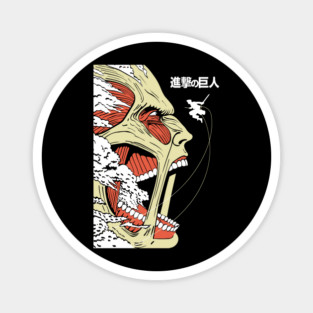 Attack on Titan Colossal Titan Artwork Magnet