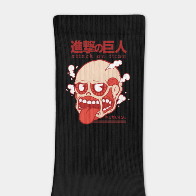 Chibi Colossal Titan Character Art by Otaku Vibes