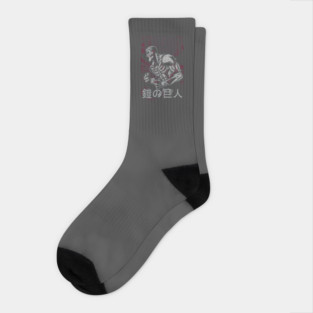Reiner Braun Armored Titan Anime Artwork Socks