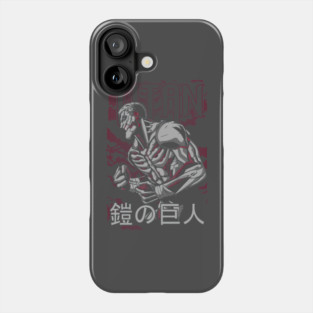 Reiner Braun Armored Titan Anime Artwork Phone Case
