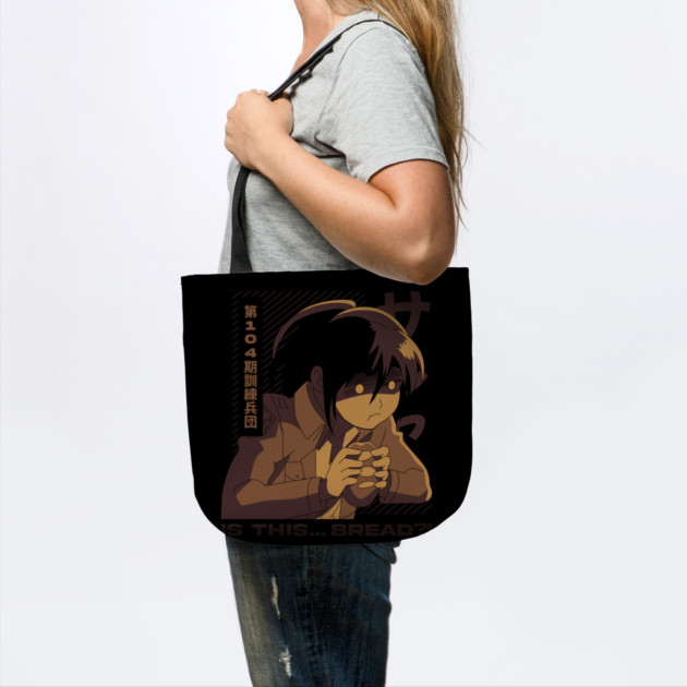 Attack on Titan Sasha Eating Bread Art by Otaku Vibes