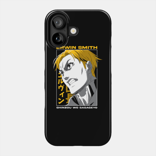 Erwin Smith  Attack on Titan Phone Case by Otaku Vibes