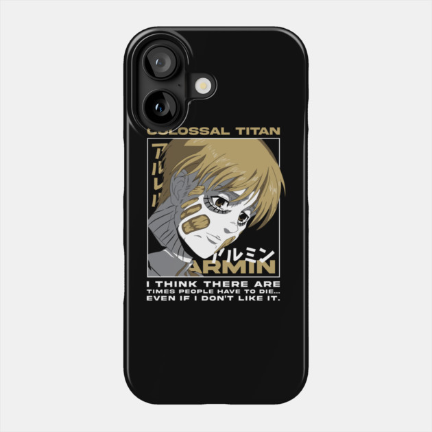 Armin Arlert: The Mind That Saved Humanity Phone Case by Otaku Vibes