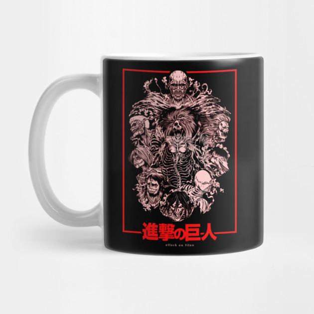 Attack on Titan - All Nine Titans by Otaku Vibes