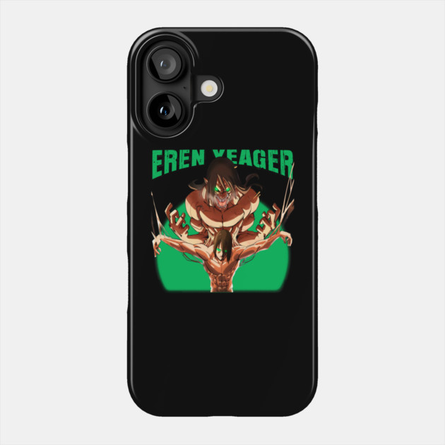 Attack on Titan: Eren Titan Awakening Phone Case by Otaku Vibes