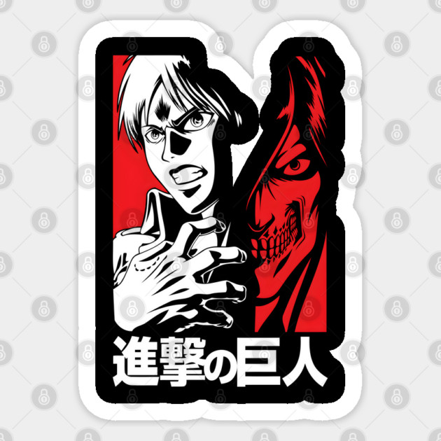 Attack on Titan: Eren’s Path to Liberation Sticker by Otaku Vibes