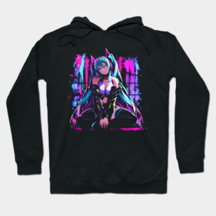 Hatsune Miku - Virtual Pop Star Tee Hoodie