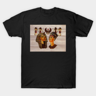 King Tut, Queen Nefertiti, and the Gods T-Shirt