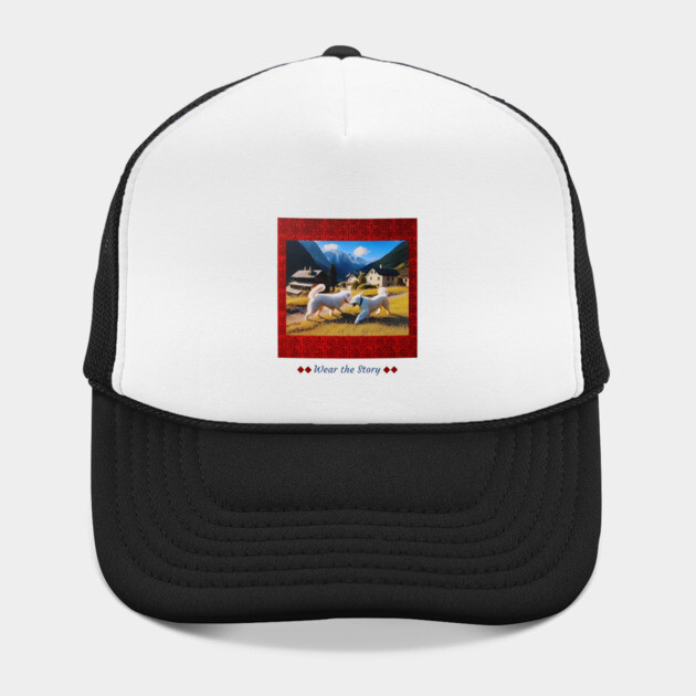 Wear the Story – Hmong Red Frame & Village Companions by Pimcolle