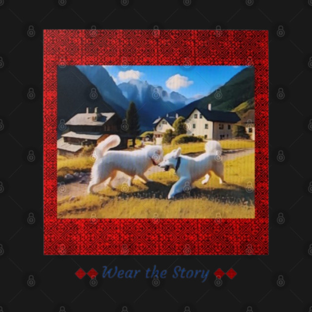 Wear the Story – Hmong Red Frame & Village Companions by Pimcolle