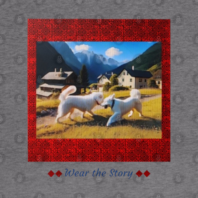 Wear the Story – Hmong Red Frame & Village Companions by Pimcolle