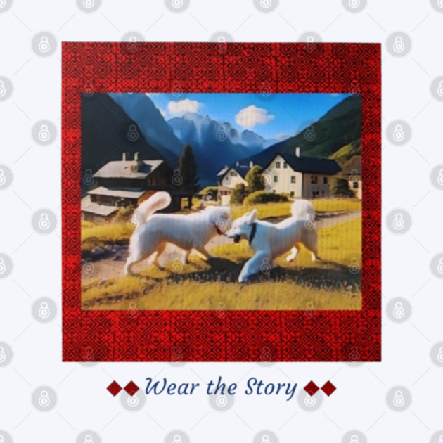 Wear the Story – Hmong Red Frame & Village Companions by Pimcolle