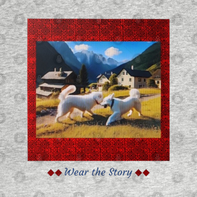 Wear the Story – Hmong Red Frame & Village Companions by Pimcolle