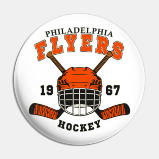 Retro Philadelphia Flyers Hockey Pin