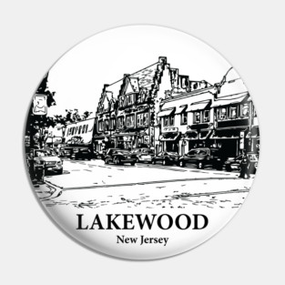 Lakewood - New Jersey Pin
