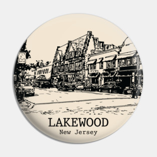 Lakewood - New Jersey Pin