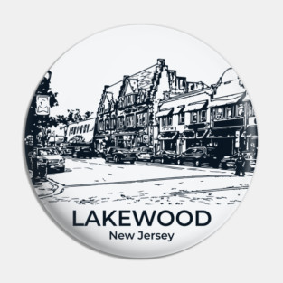 Lakewood - New Jersey Pin