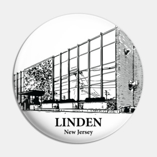 Linden - New Jersey Pin