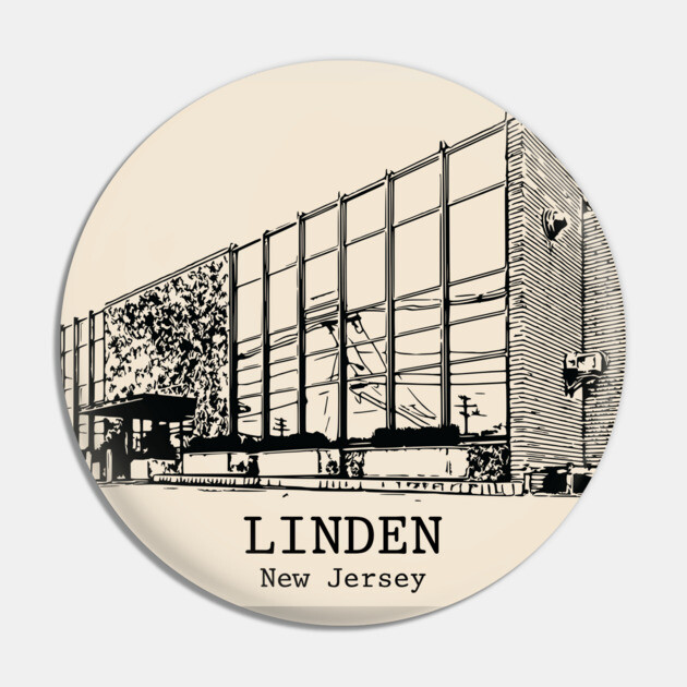 Linden - New Jersey Pin by Lakeric
