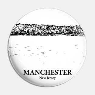 Manchester - New Jersey Pin