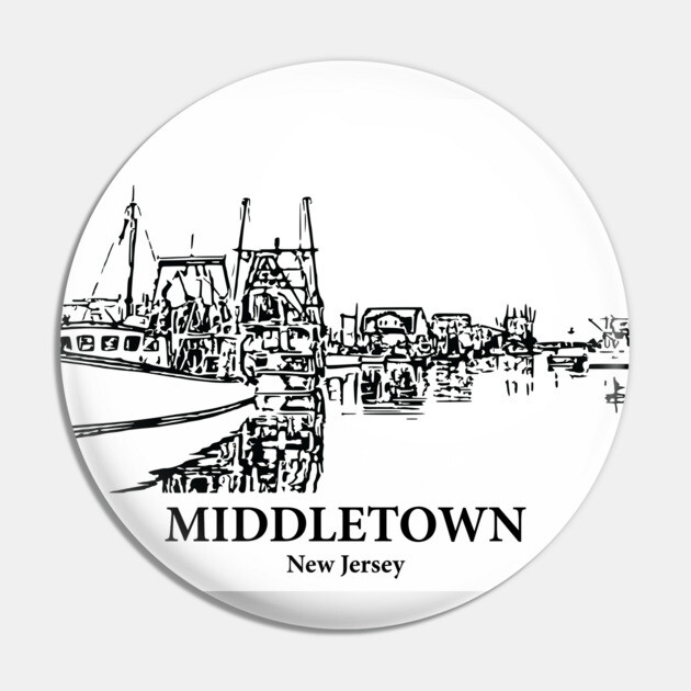 Middletown - New Jersey Pin by Lakeric