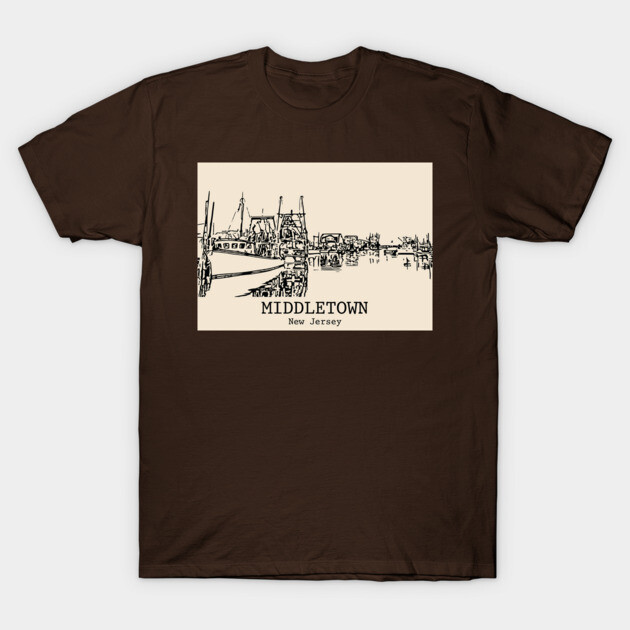 Middletown - New Jersey T-Shirt by Lakeric
