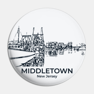 Middletown - New Jersey Pin