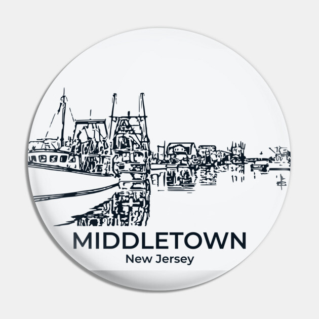 Middletown - New Jersey Pin by Lakeric