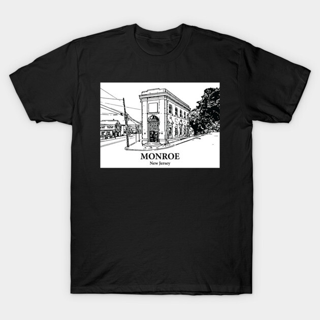 Monroe - New Jersey T-Shirt by Lakeric