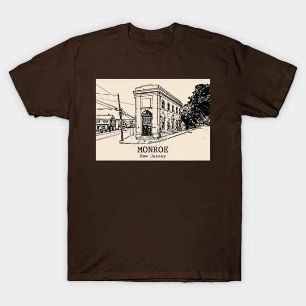 Monroe - New Jersey T-Shirt by Lakeric