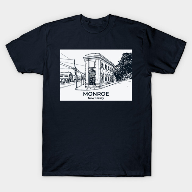 Monroe - New Jersey T-Shirt by Lakeric