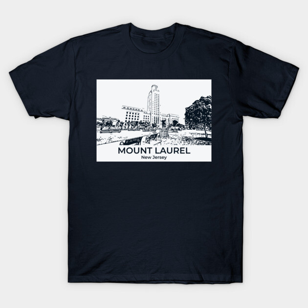 Mount Laurel - New Jersey T-Shirt by Lakeric