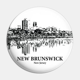 New Brunswick - New Jersey Pin