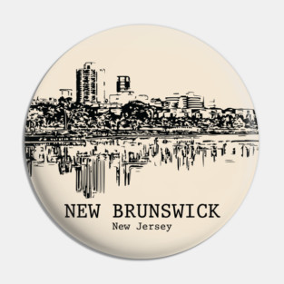 New Brunswick - New Jersey Pin