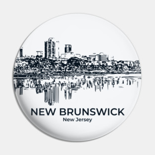 New Brunswick - New Jersey Pin