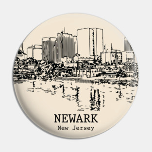 Newark - New Jersey Pin