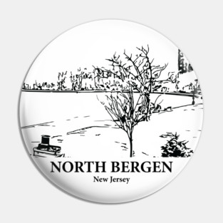 North Bergen - New Jersey Pin
