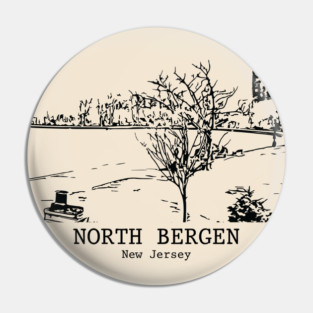 North Bergen - New Jersey Pin