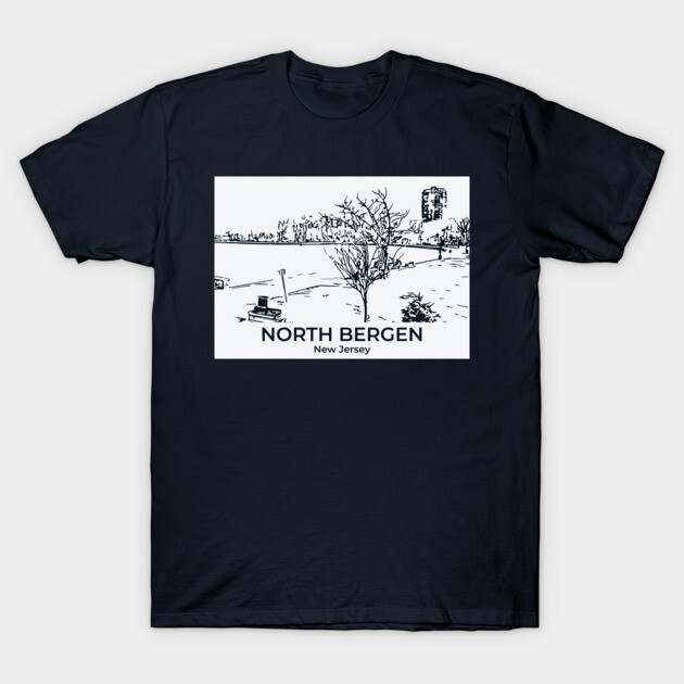 North Bergen - New Jersey T-Shirt by Lakeric