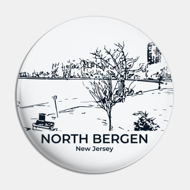 North Bergen - New Jersey Pin by Lakeric