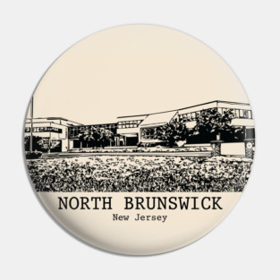North Brunswick - New Jersey Pin