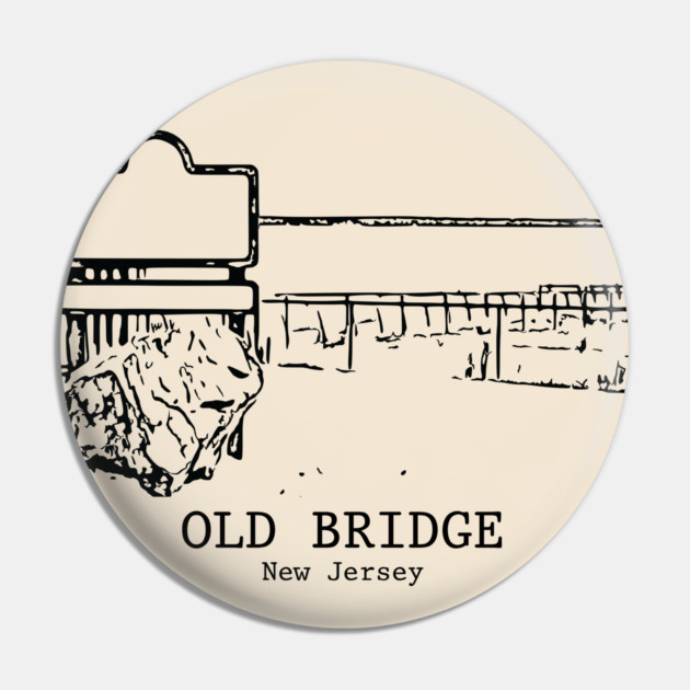Old Bridge - New Jersey Pin by Lakeric