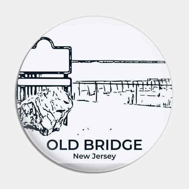Old Bridge - New Jersey Pin by Lakeric