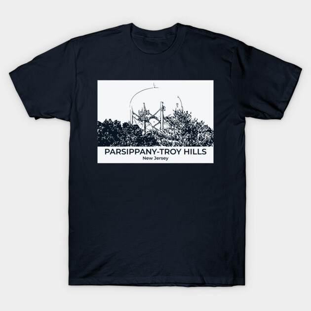 Parsippany–Troy Hills - New Jersey T-Shirt by Lakeric