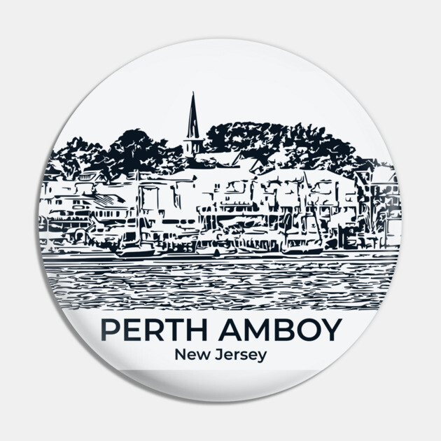Perth Amboy - New Jersey Pin by Lakeric